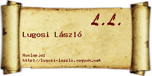 Lugosi László névjegykártya